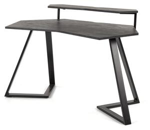 HALMAR Počítačový stôl Sofo sivý/čierny