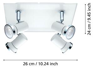 Eglo 95995 - LED Kúpeľňové bodové svietidlo TAMARA 1 4xGU10-LED/3,3W/230V
