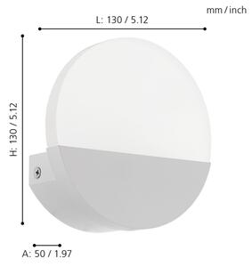 Eglo 96039 - LED nástenné svietidlo METRASS 1 LED/4,5W/230V