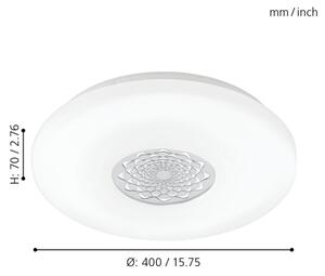 Eglo 96026 - LED Stropné svietidlo CAPASSO 1 LED/24W/230V