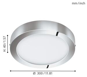 Eglo 96058 - LED kúpeľňové svietidlo FUEVA 1 LED/22W/230V IP44