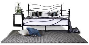 CAMFERO Kovová posteľ Klara Rozmer postele (matraca): 160x200 cm s nízkym predkom, Farba postele: White Gloss