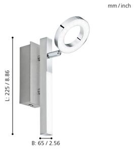 Eglo 96178 - Bodové svietidlo CARDILLIO LED/3,2W + LED/2,2/230V
