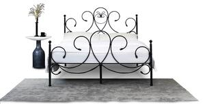 CAMFERO Kovová posteľ Liza Rozmer postele (matraca): 160x200 cm s nízkym predkom, Farba postele: White Matt