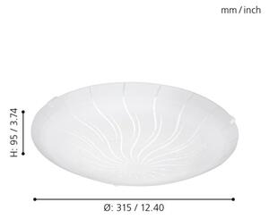 Eglo 96111 - LED stropné svietidlo MARGITTA 1 LED/11W/230V