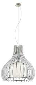 Eglo 96211 - Závesný luster na lanku TINDORI 1xE27/60W/230V pr. 50 cm biely