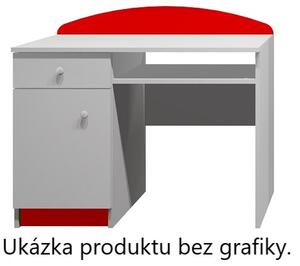 Písací stôl ČERVENÉ SRDCE - TYP A
