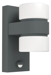 Eglo 96276 - LED Vonkajšie nástenné svietidlo s čidlom ATOLLARI 2xLED/6W