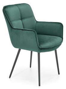 Halmar K463 jedálenská stolička tmavo zelená