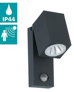 Eglo 96287 - LED Vonkajšie nástenné svietidlo s čidlom SAKEDA LED/5W/230V
