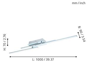 Eglo 96316 - LED Stropné svietidlo PARRI 3xLED/6W/230V