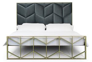 CAMFERO Kovová posteľ Nuta Rozmer postele (matraca): 120x200 cm, Farba postele: White Gloss