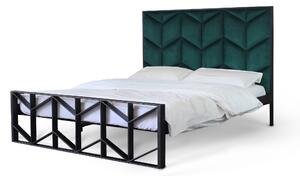 CAMFERO Kovová posteľ Nuta Rozmer postele (matraca): 180x200 cm, Farba postele: White Matt