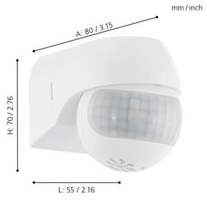 Eglo 96452 - Vonkajší senzor DETECT ME 1 IP44