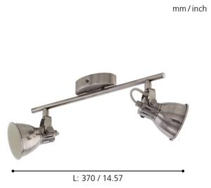 Eglo 96553 - LED Bodové svietidlo SERAS 2xGU10/3,3W/230V