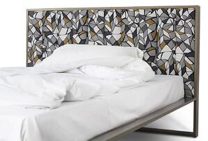 CAMFERO Kovová posteľ Parot Rozmer postele (matraca): 120x200 cm, Farba postele: Black Matt
