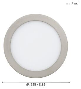 Eglo 33317 - LED RGBW stmievateľné zapustené stropné svietidlo FUEVA-C LED/15,6W/230V pr. 22,5 cm