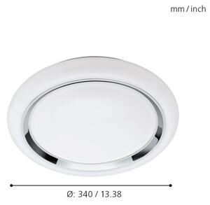 Eglo 33254-LED RGBW Stmievateľné stropné svietidlo CAPASSO-C LED/17W/230V, priemer 34 cm