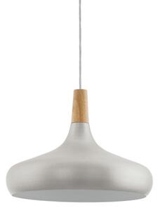 Eglo 96986 - Závesné svietidlo SABINAR 1xE27/60W/230V pr. 40 cm strieborná