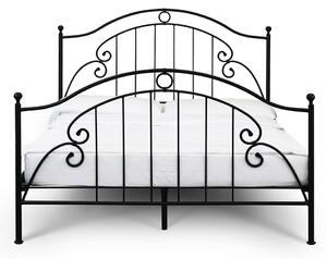 CAMFERO Kovová posteľ Sonia Rozmer postele (matraca): 140x200 cm s nízkym predkom, Farba postele: White Gloss