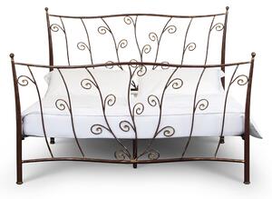 CAMFERO Kovová posteľ Scarlet Rozmer postele (matraca): 160x200 cm s nízkym predkom, Farba postele: White Gloss