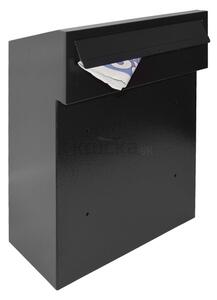 W3 - 1 poštová schránka čierna, Čierna