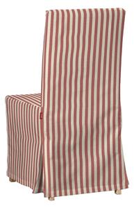 Návlek na stoličku Henriksdal (dlhý) farba produktu červená látka vzorované