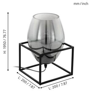 Eglo 97209 - Stolná lampa OLIVAL 1 1xE27/40W/230V