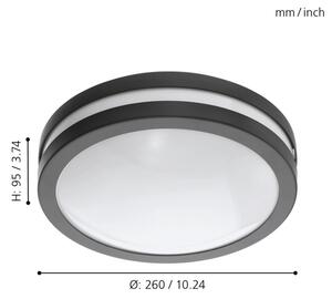 Eglo 97237 - LED stmievateľné kúpeľňové svietidlo LOCANA-C LED/14W/230V BT IP44
