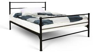 CAMFERO Kovová posteľ Tanya Rozmer postele (matraca): 90x200 cm s nízkym predkom, Farba postele: White Matt