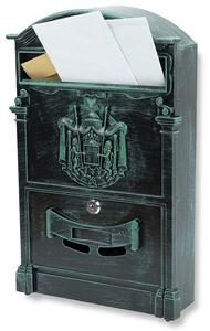 BK.301 poštová schránka zelený antik, Zelená