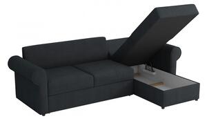 Rozkladacia sedačka s úložným priestorom CHUSPA - svetlá šedá