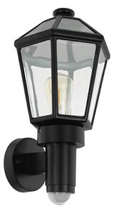 Eglo 97257 - Vonkajšie nástenné svietidlo so senzorom MONSELICE 1xE27/28W/230V