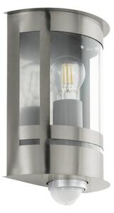 Eglo 79286 - Vonkajšie nástenné svietidlo so senzorom TRIBANO 1xE27/60W/230V IP44