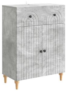 Servírovacia skriňa so zásuvkou Betónovo sivá 66 x 34,5 x 90 cm
