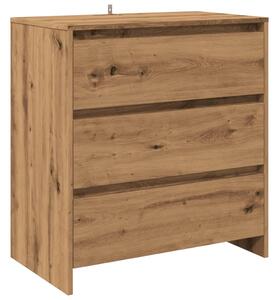 Komoda dub artisan 70x41x75 cm spracované drevo