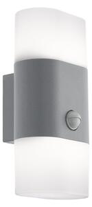 Eglo 97313 - LED Vonkajšie nástenné svietidlo so senzorom FAVRIA 1 2xLED/5,5W/230V