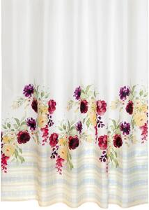 Bellatex Sprchový záves Kvety mix farieb, 180 x 200 cm