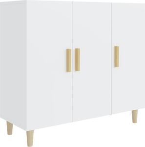Komoda biela 90x34x80 cm kompozitné drevo