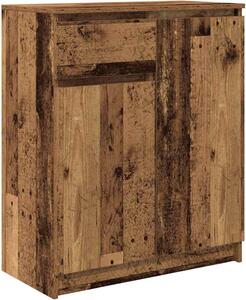 Komoda so zásuvkou, staré drevo 71x35x84 cm, kompozitné drevo
