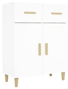 Komoda biela 69,5x34x89 cm spracované drevo