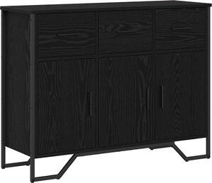 Servírovacia skriňa so zásuvkou Čierny dub 97 x 32,5 x 74,5 cm