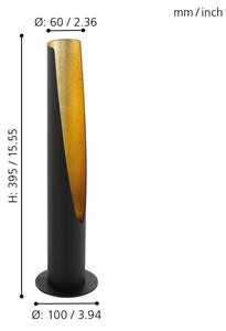 Eglo 97583 - LED Stolná lampa BARBORRO 1xGU10/4,5W/230V