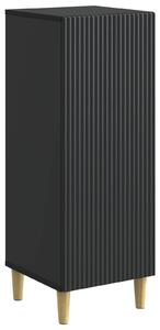 Servírovacia skriňa Čierna 33 x 34,5 x 90 cm Kompozitné drevo