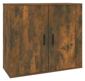 Komoda dymový dub 80x33x70 cm spracované drevo