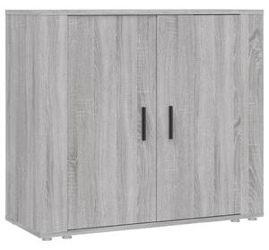 Komoda sivý dub sonoma 80x33x70 cm spracované drevo