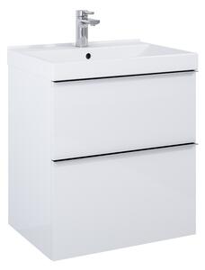 LOTOSAN SCARLET skrinka pod umývadlo / dosku 60 cm biela lesklá 60 x 63,5 x 44,9 cm LN6805