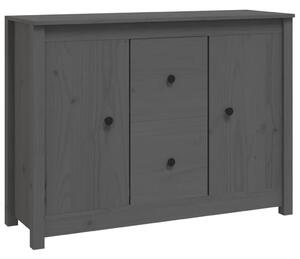 Komoda sivá 100x35x74 cm borovicový masív