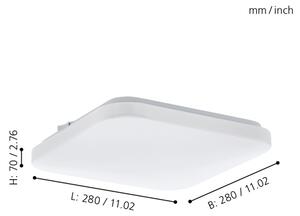 Eglo 97874 - LED Stropné svietidlo FRANIA LED/11,5W/230V
