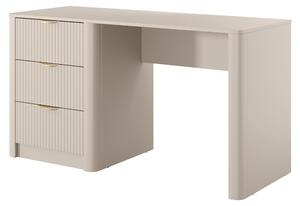 Počítačový stôl, béžový, 140,4 x 76,4 x 55,1 cm